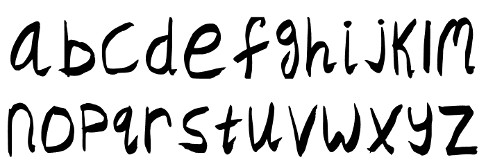 Crazy Dust Regular Font LOWERCASE
