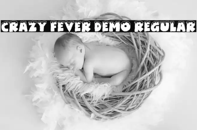 Crazy Fever DEMO Regular Font examples