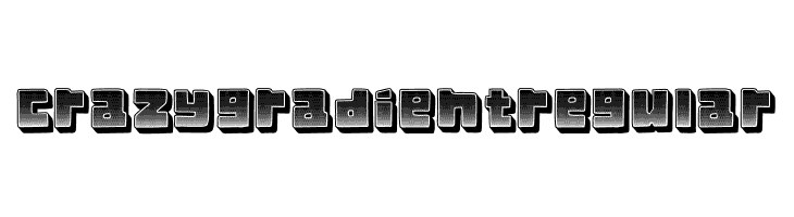 Crazy Gradient Regular  Free Fonts Download