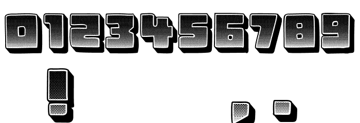 Crazy Gradient Regular Font OTHER CHARS