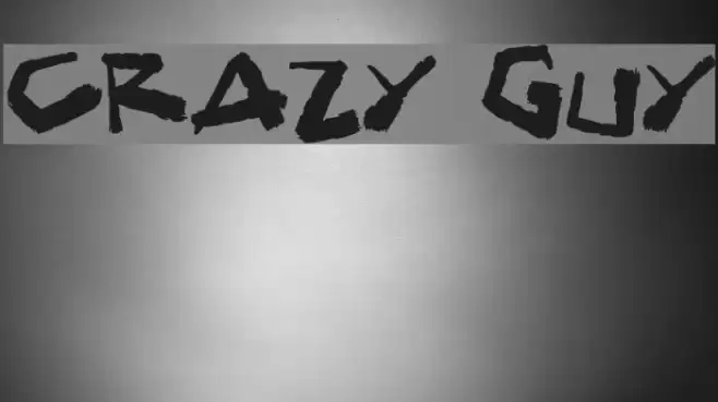 Crazy Guy Font examples