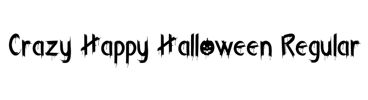 Crazy Happy Halloween Regular  les polices de caractères gratuit tlcharger