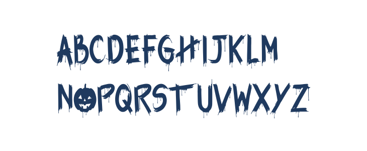 Crazy Happy Halloween Regular Uppercase
