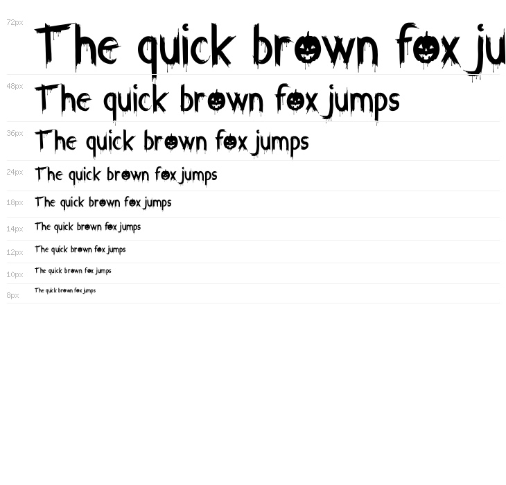 Crazy Happy Halloween Regular Waterfall