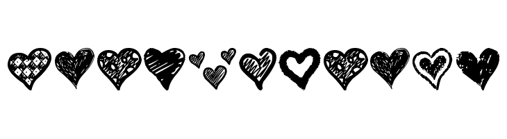 Crazy Hearts  Скачать бесплатные шрифты