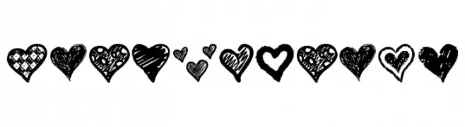 Crazy Hearts  لخطوط تنزيل