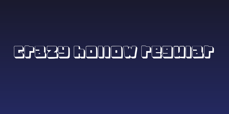 Crazy Hollow Regular Social Header