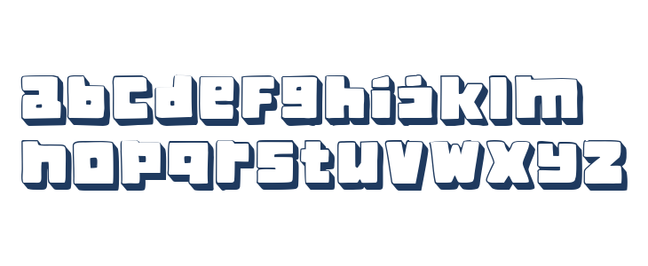 Crazy Hollow Regular Lowercase