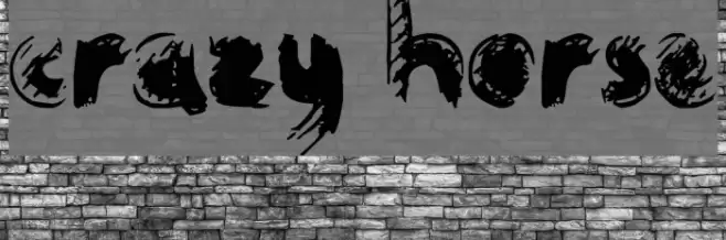 Crazy Horse Font examples