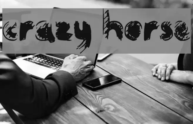 Crazy Horse Font examples