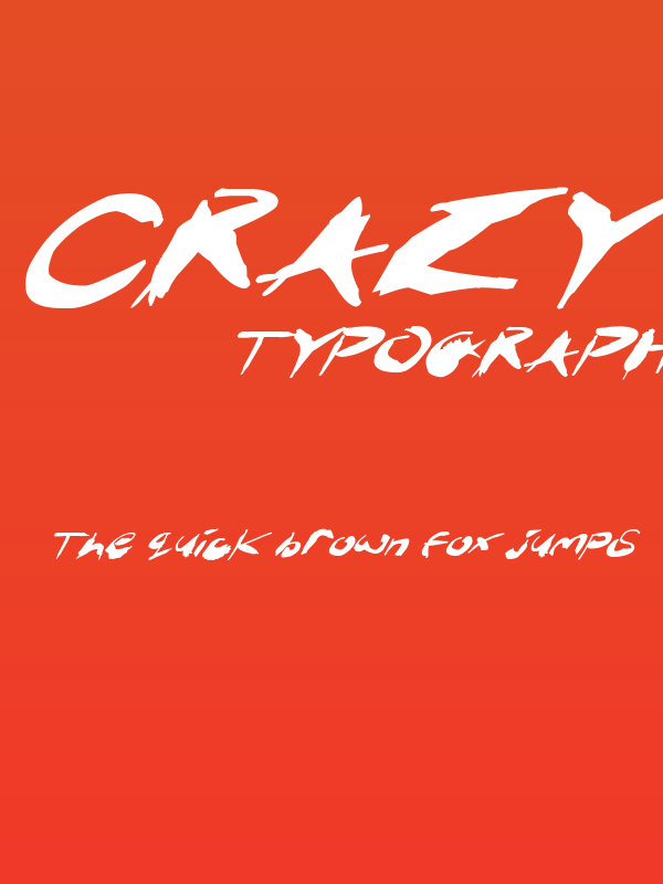 Crazy Ink Splats Italic Poster