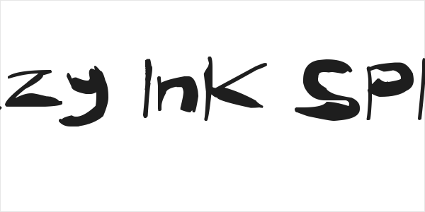 Crazy Ink Splats Logo