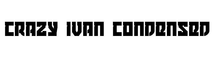 Crazy Ivan Condensed  Frei Schriftart Herunterladen