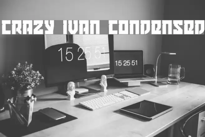 Crazy Ivan Condensed Font examples