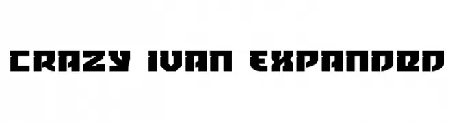 Crazy Ivan Expanded  baixar fontes gratis