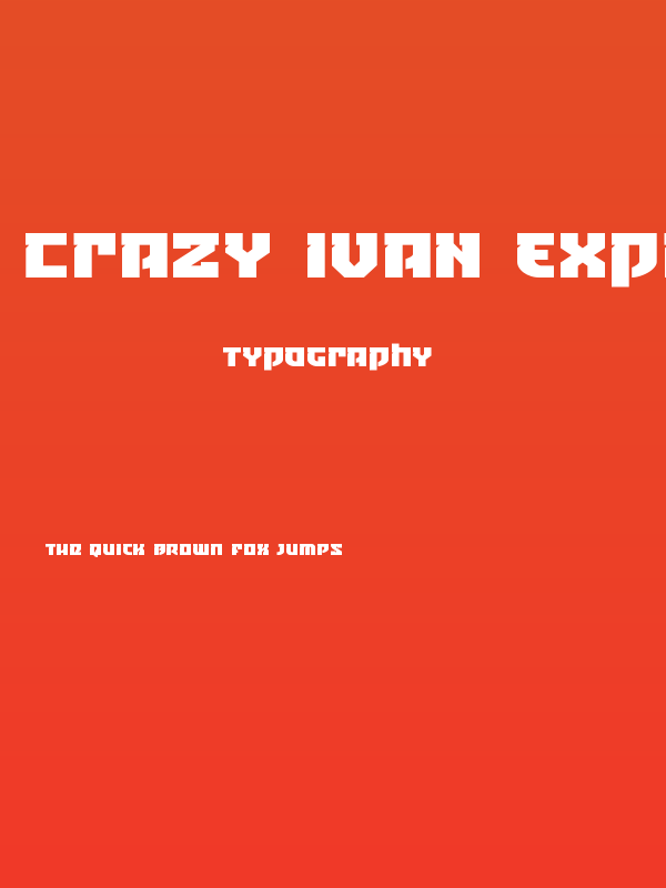Crazy Ivan Expanded Poster