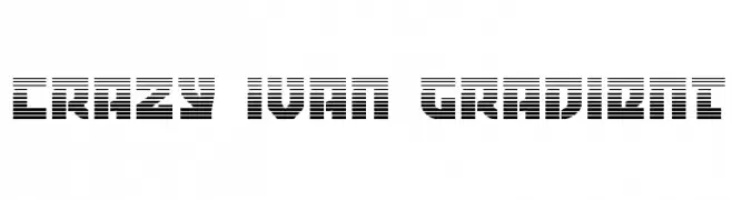 Crazy Ivan Gradient  تنزيل الخطوط