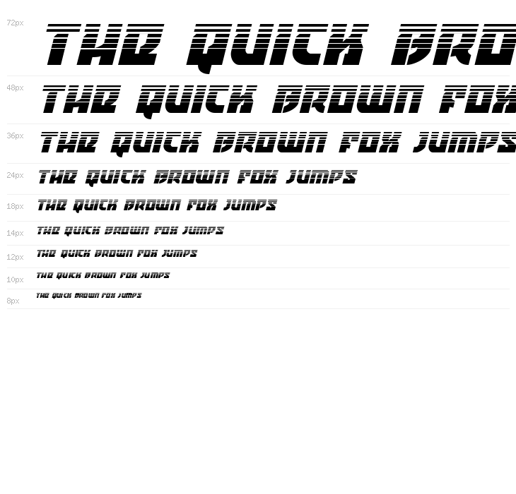 Crazy Ivan Halftone Italic Waterfall