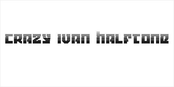 Crazy Ivan Halftone Logo