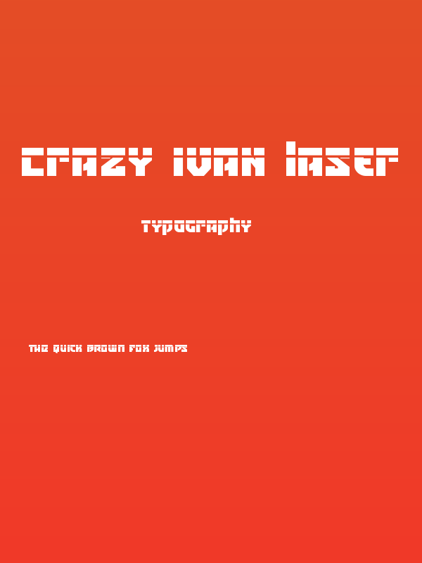 Crazy Ivan Laser Poster