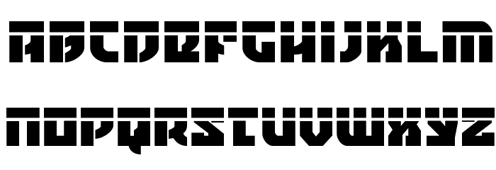 Crazy Ivan Laser Font LOWERCASE
