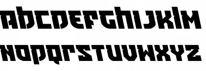 Crazy Ivan Leftalic Schriftart Groß