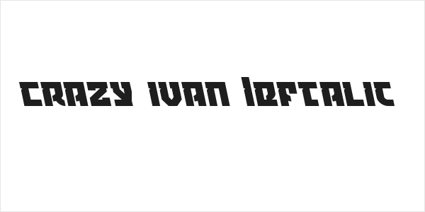 Crazy Ivan Leftalic Logo