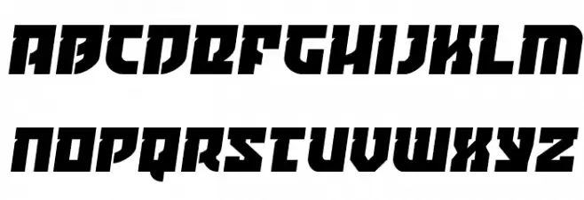 Crazy Ivan Semi-Italic フォント 小文字