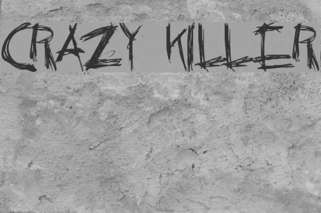 Crazy Killer Font examples