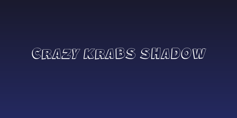 Crazy Krabs Shadow Social Header