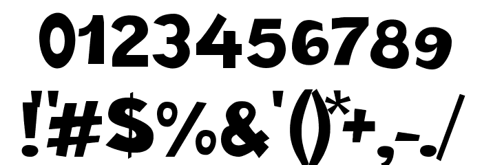 Crazy Krabs Font OTHER CHARS