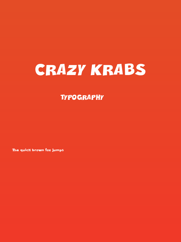 Crazy Krabs Poster