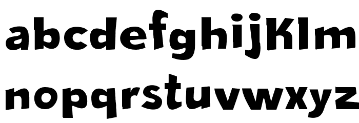 Crazy Krabs Font LOWERCASE