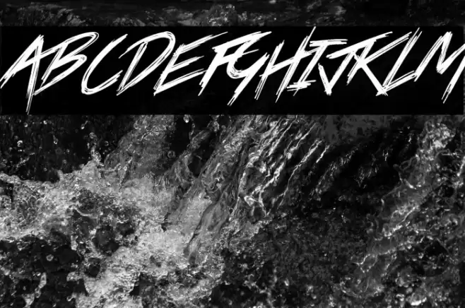 Crazy Metro Font examples