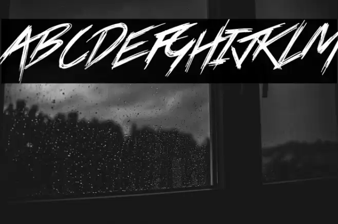 Crazy Metro Font examples