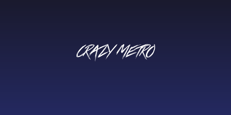Crazy Metro Social Header