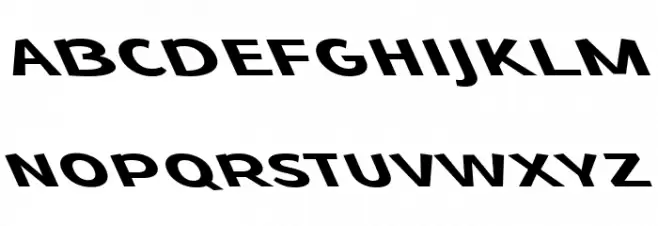 Crazy Perspective Schriftart Groß