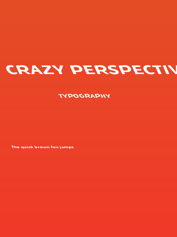 Crazy Perspective Poster