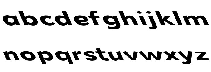 Crazy Perspective Font LOWERCASE