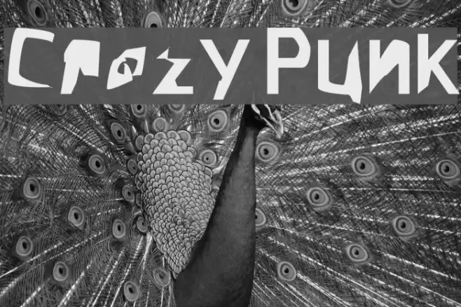 Crazy Punk Font examples
