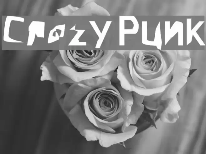 Crazy Punk Font examples