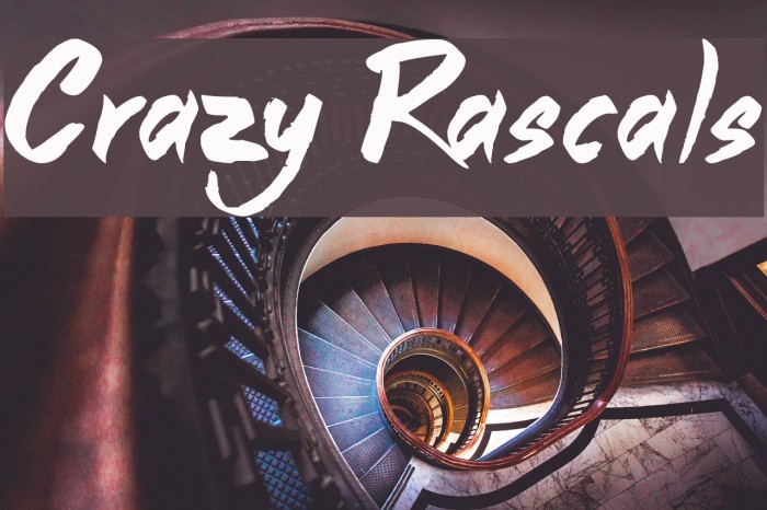 Crazy Rascals Font examples