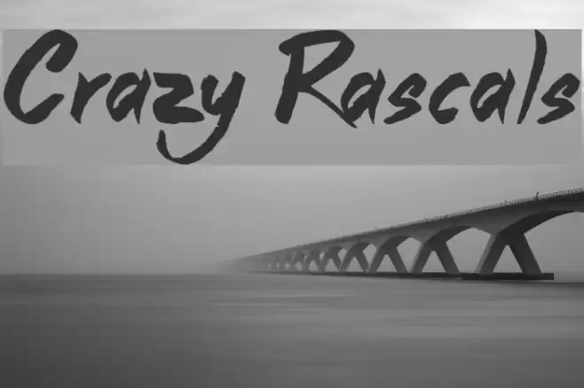 Crazy Rascals Font examples
