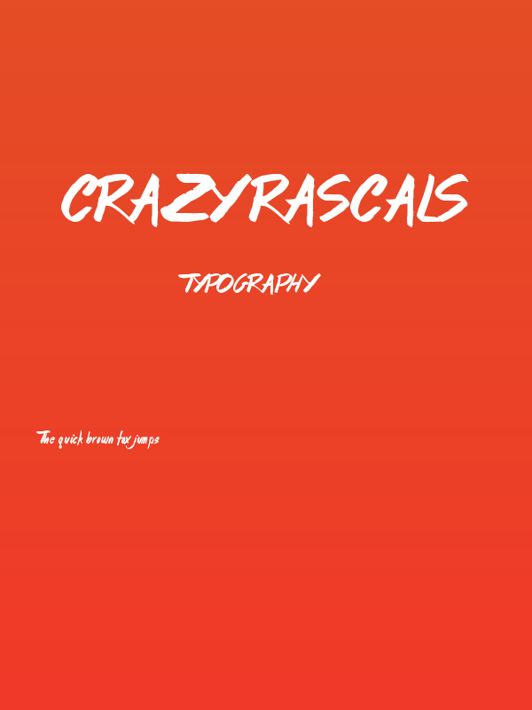 Crazy Rascals Poster