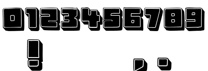 Crazy Regular Font OTHER CHARS