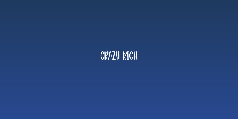 Crazy Rich Social Header