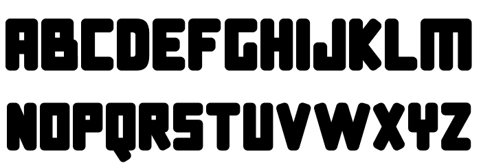 Crazy Robot Font LOWERCASE