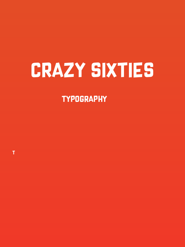 Crazy Sixties Poster