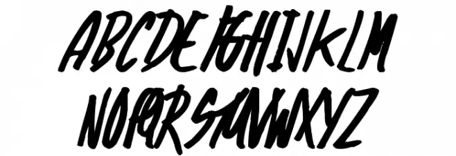 Crazy Thoughts Schriftart Groß