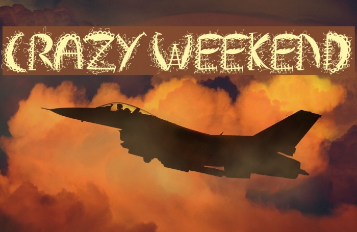 Crazy Weekend Font examples